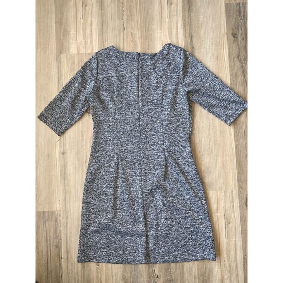 Emma & Michele Peek A Boo Fronted Bodycon Grey Dress with Half Sleeves Sz MEDIUM - Picture 13 of 16